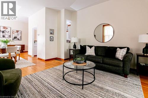 218 Bay Street S, Hamilton, ON - Indoor Photo Showing Living Room