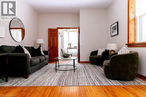 218 Bay Street S, Hamilton, ON - Indoor Photo Showing Living Room