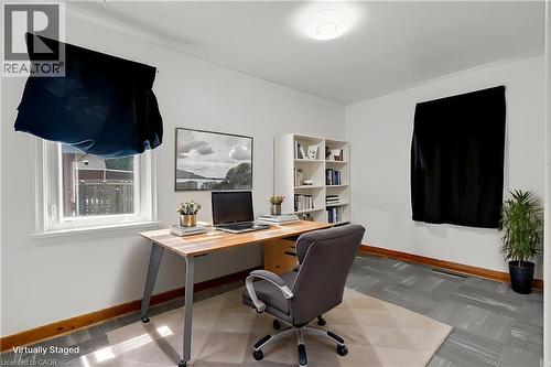Virtually Staged - 86 Christopher Drive, Cambridge, ON - Indoor Photo Showing Office