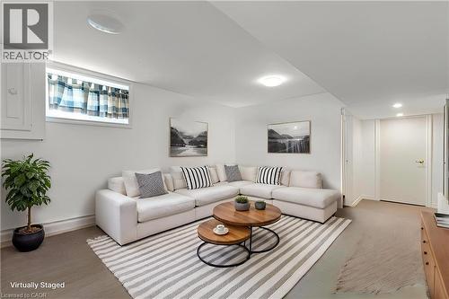 Virtually Staged - 86 Christopher Drive, Cambridge, ON - Indoor Photo Showing Living Room