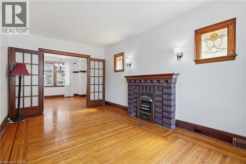 252 Fairfield Avenue, Hamilton, ON - Indoor With Fireplace