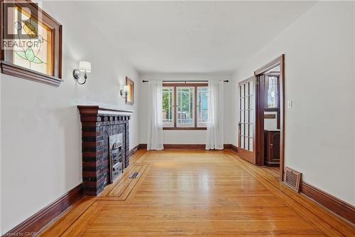 252 Fairfield Avenue, Hamilton, ON - Indoor Photo Showing Other Room With Fireplace