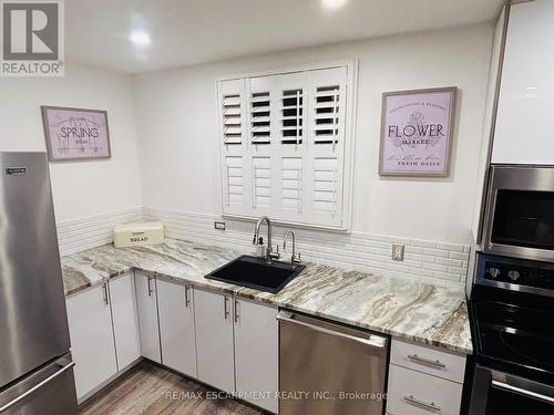 60 Galbraith Drive, Hamilton, ON - Indoor Photo Showing Kitchen With Upgraded Kitchen