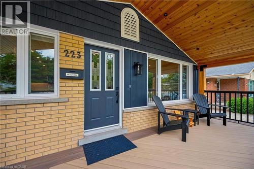 223 Carter Avenue, Waterloo, ON - Outdoor With Deck Patio Veranda With Exterior
