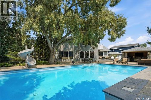431 Rogers Court, Saskatoon, SK - Outdoor With In Ground Pool With Backyard