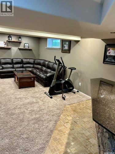 418 Crystal Crescent, Warman, SK - Indoor Photo Showing Gym Room
