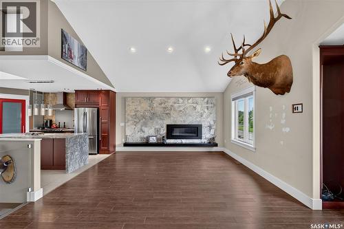 140 10Th Street, Humboldt, SK - Indoor With Fireplace