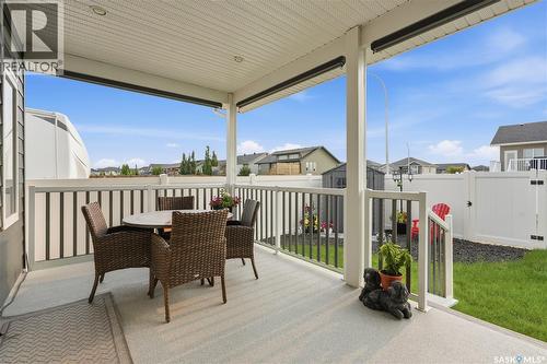 701 Casper Crescent, Warman, SK - Outdoor With Deck Patio Veranda With Exterior