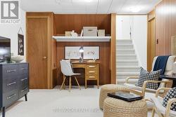 Step down form the foyer to the rec room - 