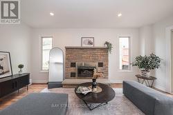 Family Room with Gas Fireplace - 