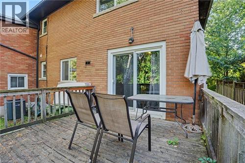 Spacious exterior deck with wood-finish decking and railing - 47 Bowman Street, Hamilton, ON - Outdoor With Deck Patio Veranda With Exterior