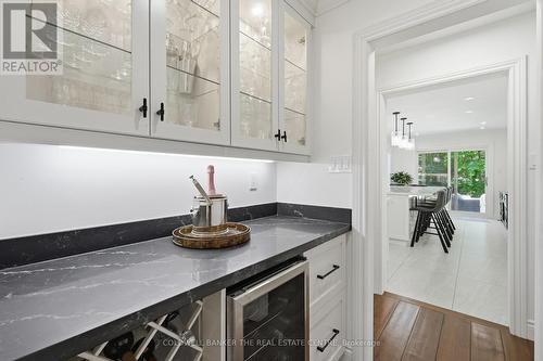 Servery Kitchen to Dining Rm - 49 Falling Leaf Court, Aurora, ON - Indoor