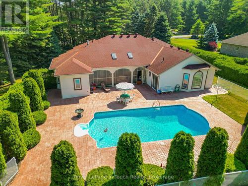 58 Mourning Dove Trail, Tiny, ON - Outdoor With In Ground Pool