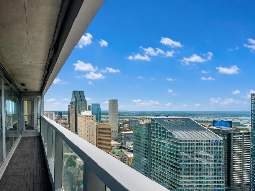 Balcon - Ph4001-1050 Rue Drummond, Montréal (Ville-Marie), QC - Outdoor With Balcony With View
