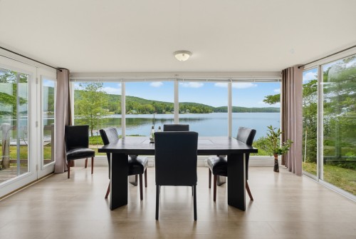 Salle à manger - 17 Ch. Bellevue, Cayamant, QC - Indoor Photo Showing Dining Room