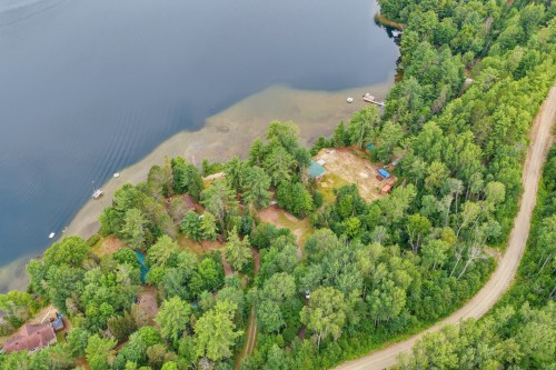 Photo aérienne - 17 Ch. Bellevue, Cayamant, QC - Outdoor With Body Of Water With View