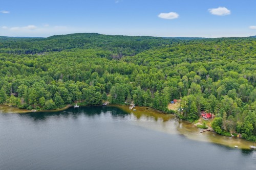Photo aérienne - 17 Ch. Bellevue, Cayamant, QC - Outdoor With Body Of Water With View