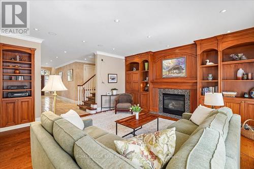 1726 The Pines, Mississauga, ON - Indoor Photo Showing Living Room With Fireplace