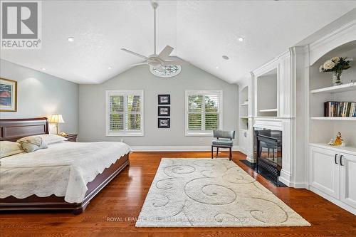 1726 The Pines, Mississauga, ON - Indoor Photo Showing Bedroom With Fireplace