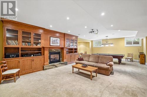 1726 The Pines, Mississauga, ON - Indoor With Fireplace