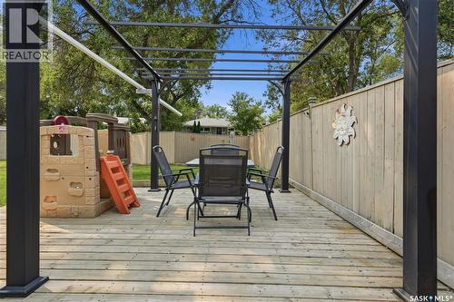 144 Orchard Crescent, Regina, SK - Outdoor With Deck Patio Veranda With Exterior