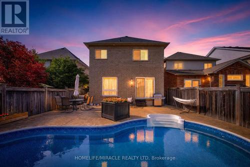 93 Scepter Place, Whitby, ON - Outdoor With Above Ground Pool With In Ground Pool With Deck Patio Veranda With Exterior