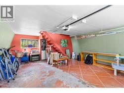 Garage interior. - 