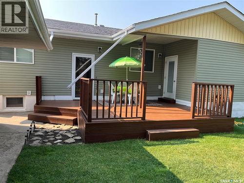 214 Westview Drive, Coronach, SK - Outdoor With Deck Patio Veranda With Exterior
