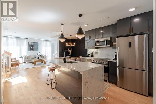 218 - 197 Lisgar Street, Ottawa, ON - Indoor Photo Showing Kitchen With Upgraded Kitchen