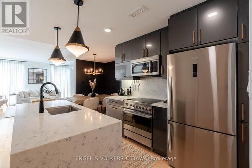 218 - 197 Lisgar Street, Ottawa, ON - Indoor Photo Showing Kitchen With Upgraded Kitchen