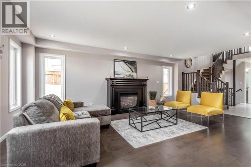508 Netherwood Crescent, Kitchener, ON - Indoor Photo Showing Living Room With Fireplace