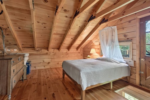 Chambre à coucher principale - 3040 Ch. Du Lac-Poisson, Saint-Zénon, QC - Indoor Photo Showing Bedroom