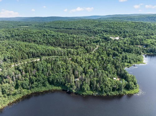 Photo aérienne - 3040 Ch. Du Lac-Poisson, Saint-Zénon, QC - Outdoor With Body Of Water With View