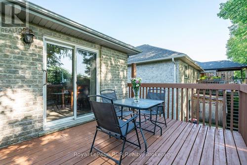 sliding doors to back deck - 246 16Th Avenue Crescent, Hanover, ON - Outdoor With Deck Patio Veranda With Exterior