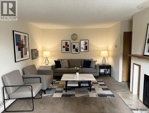 202 15 Alport Crescent, Regina, SK - Indoor Photo Showing Living Room