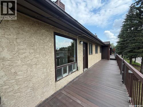 202 15 Alport Crescent, Regina, SK - Outdoor With Deck Patio Veranda With Exterior