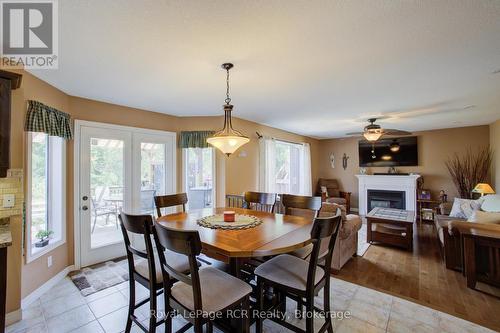 237 Carrol Street, Wellington North (Arthur), ON - Indoor Photo Showing Dining Room With Fireplace