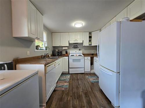 239 Belmont Ave, Winnipeg, MB - Indoor Photo Showing Kitchen With Double Sink
