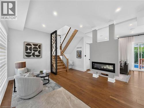 5178 Hunter Drive, Burlington, ON - Indoor With Fireplace