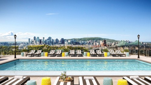 Piscine - 322-200 Rue Marie-Charles-Le Moyne, Longueuil (Le Vieux-Longueuil), QC - Outdoor With In Ground Pool With View