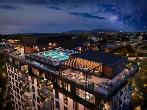 Piscine - 322-200 Rue Marie-Charles-Le Moyne, Longueuil (Le Vieux-Longueuil), QC - Outdoor With View