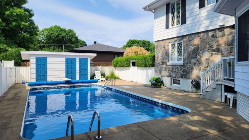 Piscine - 395 Rue Du Site-Perreault, Shawinigan, QC - Outdoor With In Ground Pool