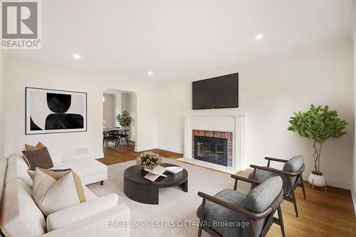 581 Windermere Avenue, Ottawa, ON - Indoor Photo Showing Living Room With Fireplace