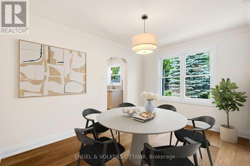 Virtually Staged Dining Room - 581 Windermere Avenue, Ottawa, ON - Indoor Photo Showing Dining Room