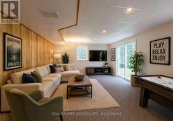 Virtually Staged Recroom - 
