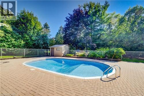 291 Villa Place, Waterloo, ON - Outdoor With In Ground Pool With Deck Patio Veranda With Backyard