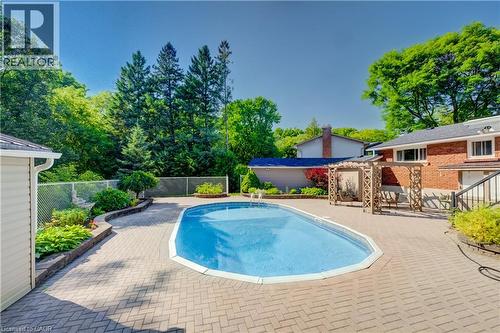 291 Villa Place, Waterloo, ON - Outdoor With In Ground Pool With Deck Patio Veranda