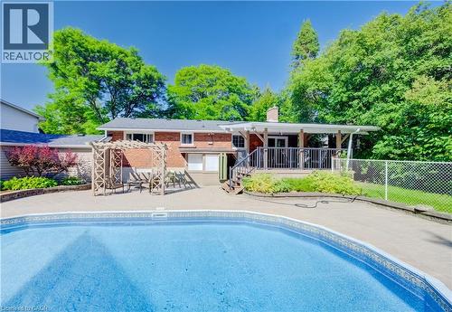 291 Villa Place, Waterloo, ON - Outdoor With In Ground Pool With Deck Patio Veranda
