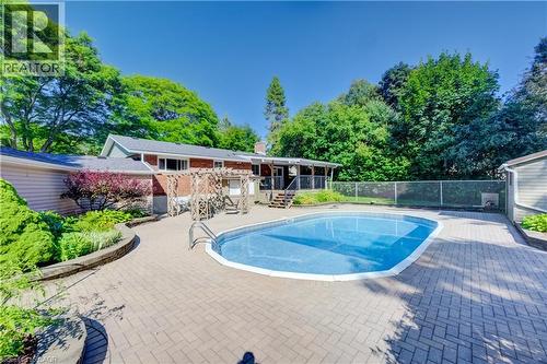 291 Villa Place, Waterloo, ON - Outdoor With In Ground Pool With Backyard