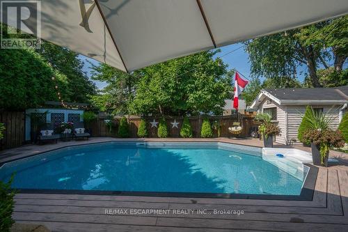1482 Epping Road, Burlington, ON - Outdoor With In Ground Pool